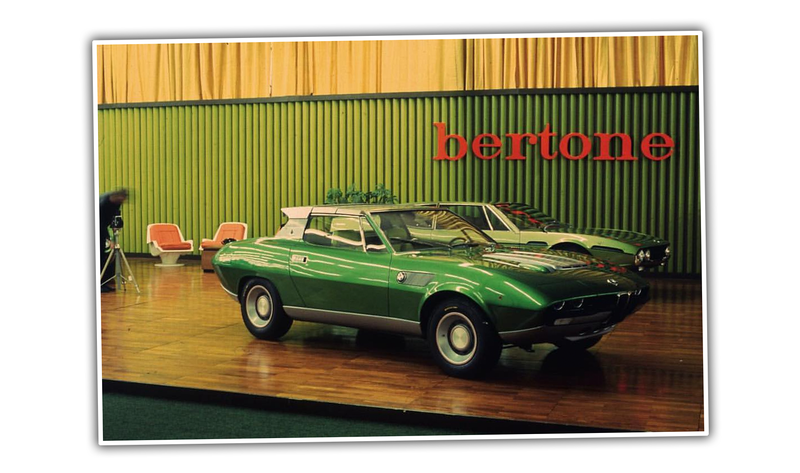 Illustration for article titled Bertone Once Created What May Be the Funniest Take on BMW's Kidney Grilles
